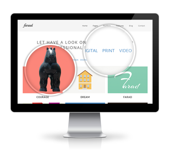 Farad Portfolio WordPress Theme