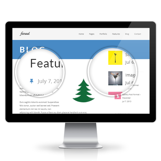 Farad Retina Ready WordPress Theme