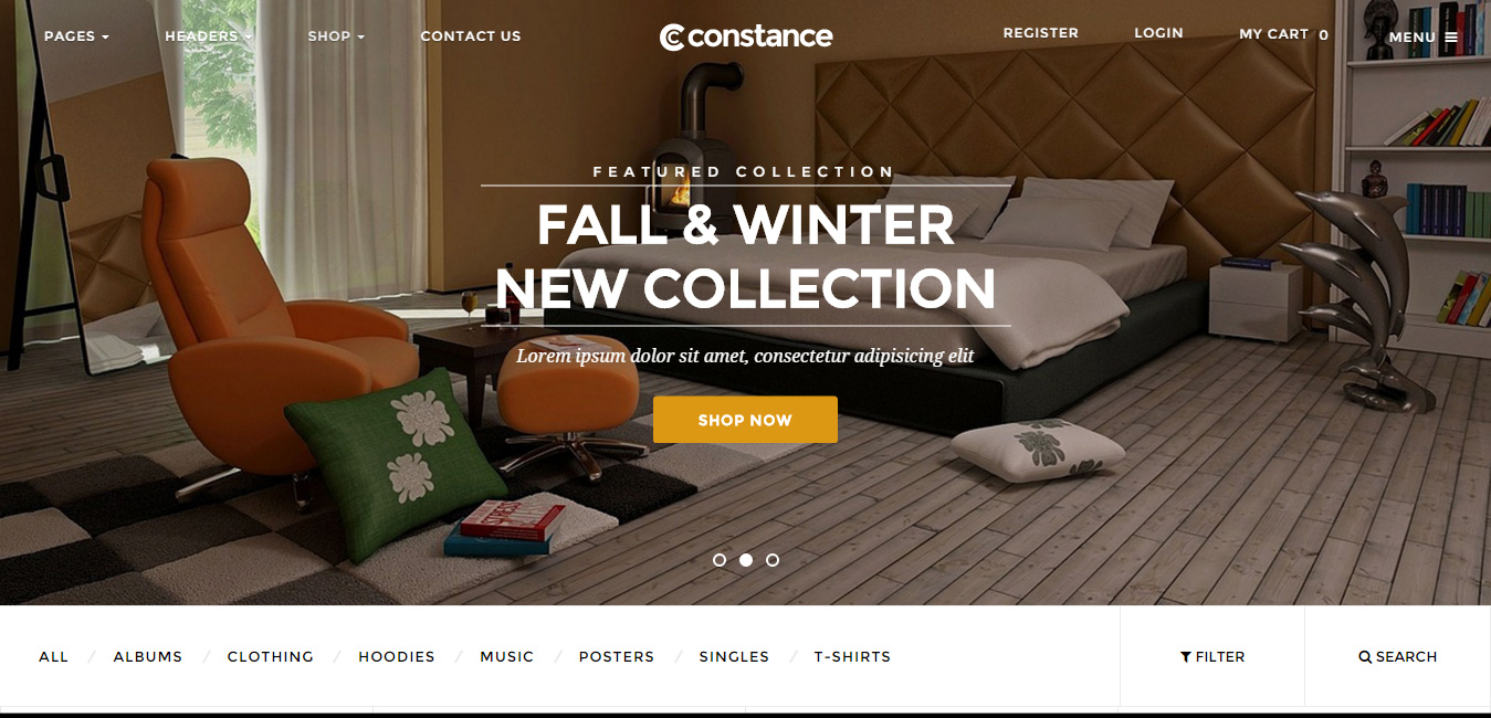 Constance - Full Width AJAX WooCommerce Theme