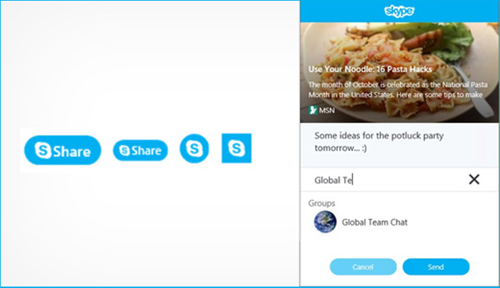 How to Add the Skype Share Button in WordPress