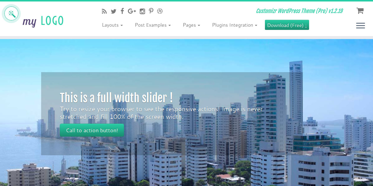 Customizr - Free WordPress Responsive Themes