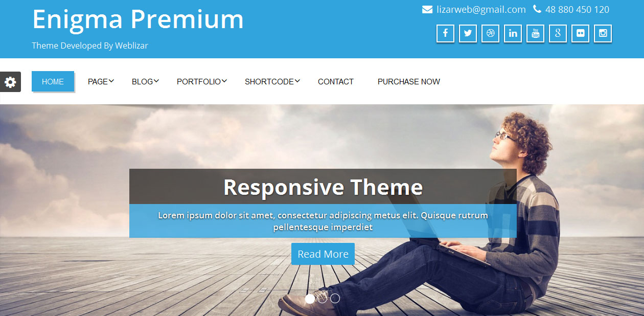 Enigma - Free WordPress Responsive Themes