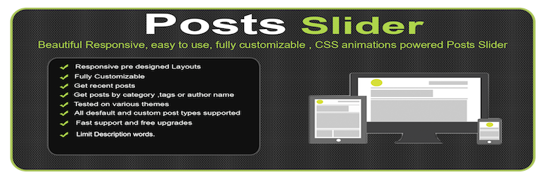 Post Slider - Free Slider Plugins for WordPress