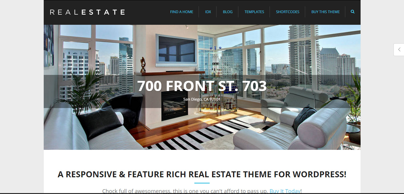 WP Pro Real Estate 5 Responsive WordPress Theme