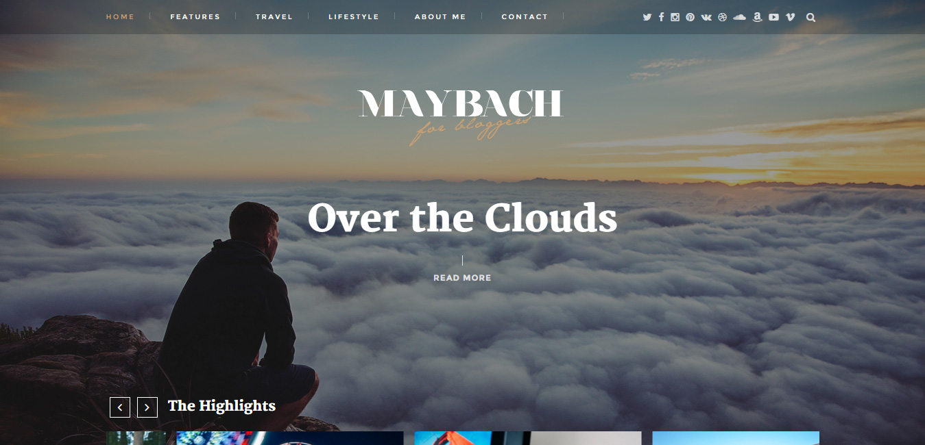 Maybach - Responsive WordPress Blog Theme