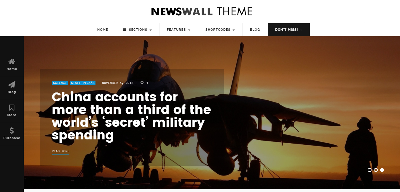 NewsWall - Fresh Magazine WordPress Theme