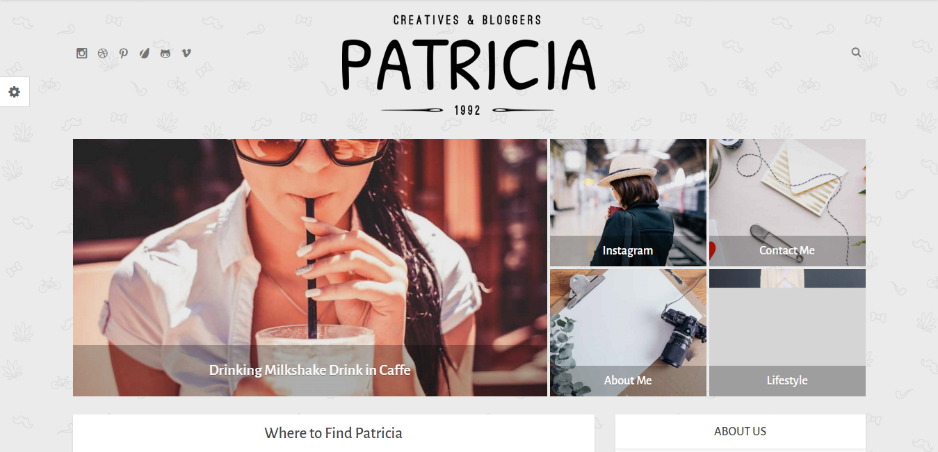 Patricia - Feature Rich WordPress Blog Theme