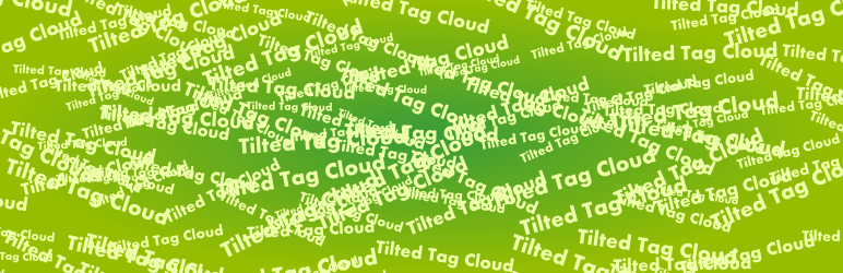 Tilted Tag Cloud Widget