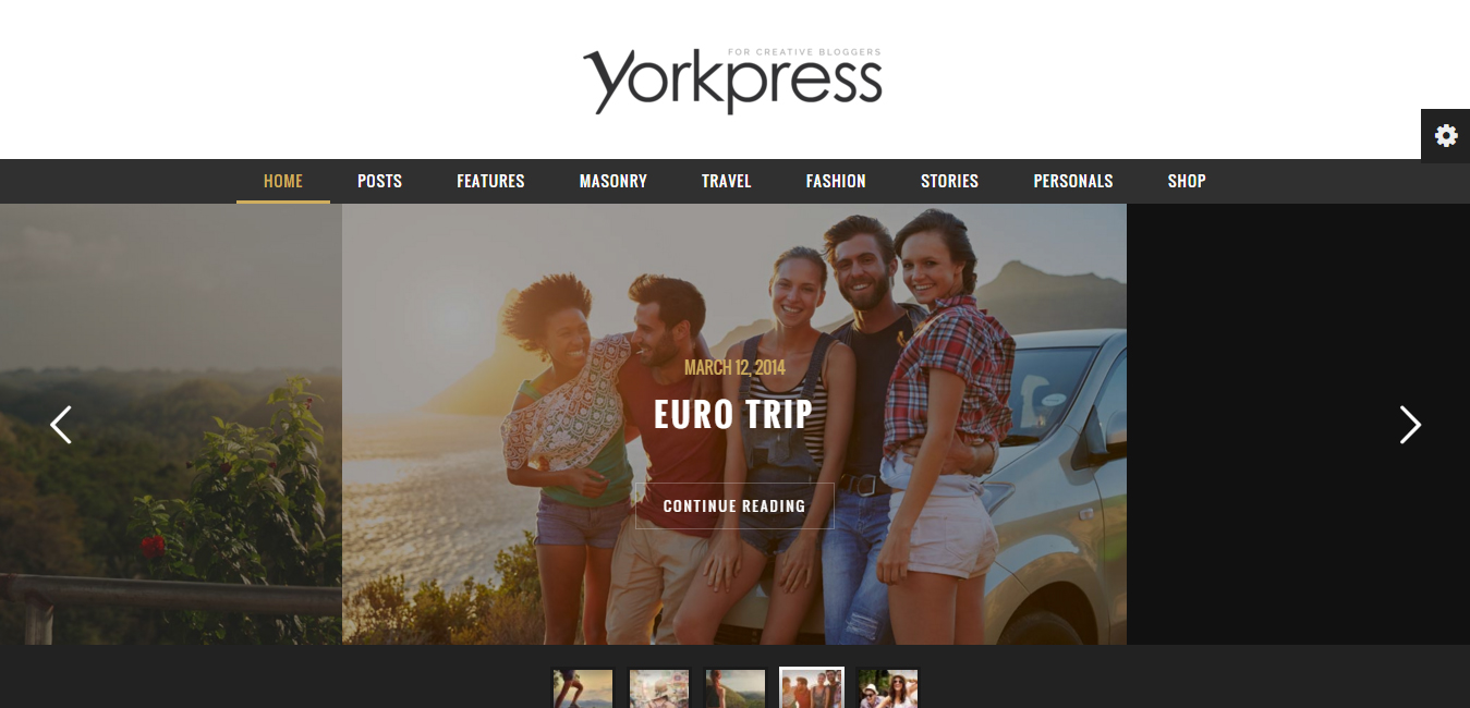 Yorkpress - Creative WordPress Blog Theme