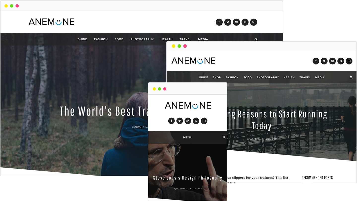 Anemone Magazine WordPress Theme