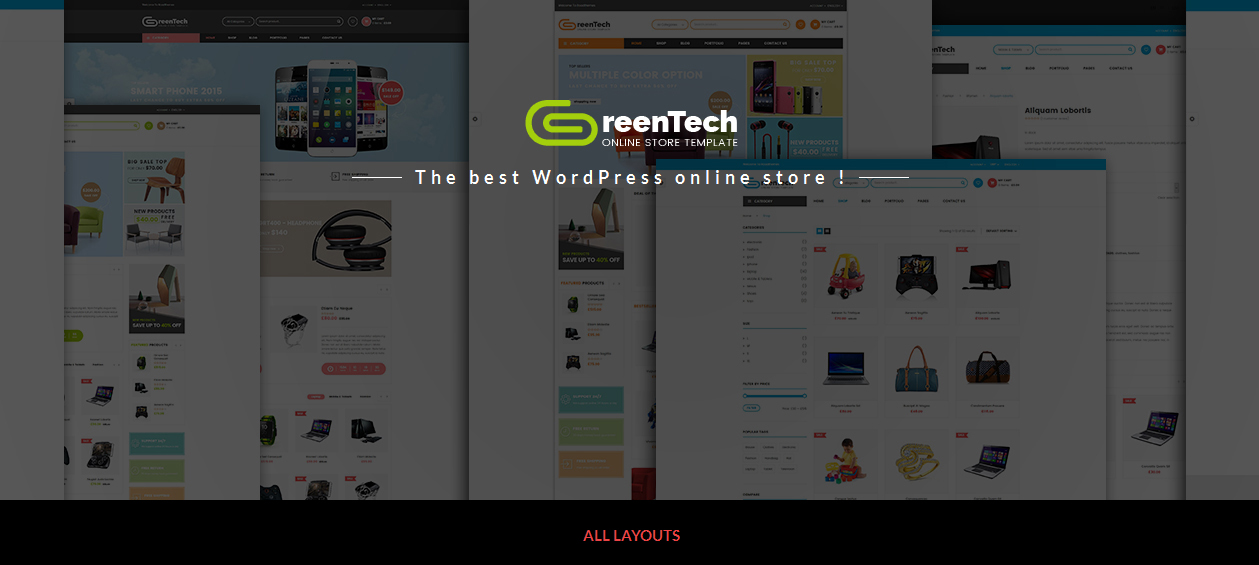 GreenTech - Shopping Responsive WooCommerce Theme