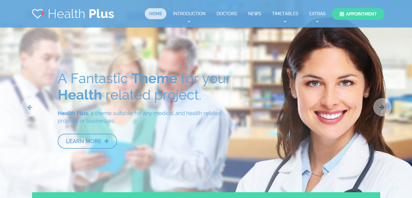 Health Plus - Health & Clinic WordPress Theme