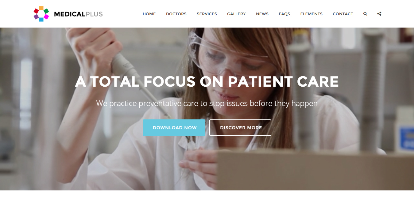 MedicalPlus - Health and Medical WordPress Theme