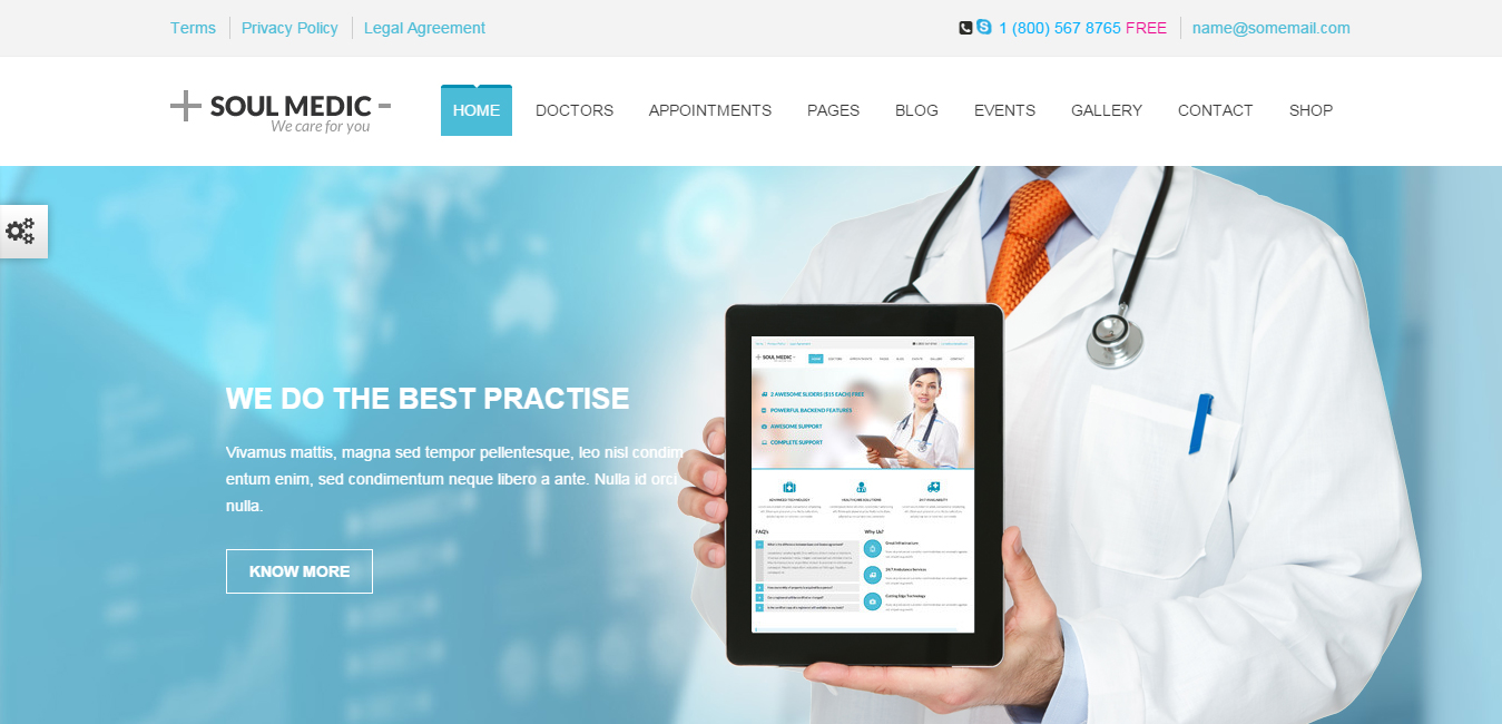 SoulMedic - Flat Responsive Medical & Health Theme