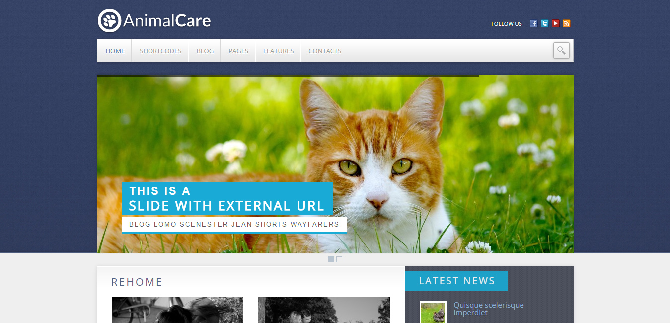 Animal Care - Premium WordPress Theme