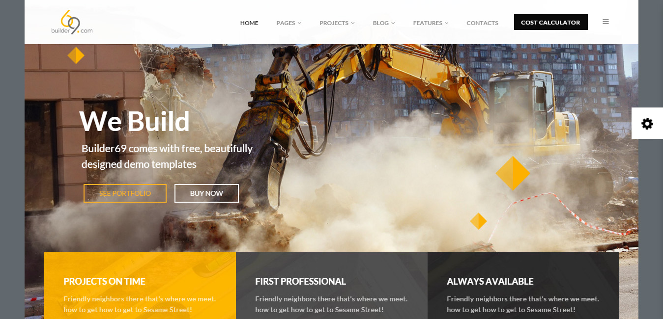 Builder69 - Construction, Building WordPress Theme