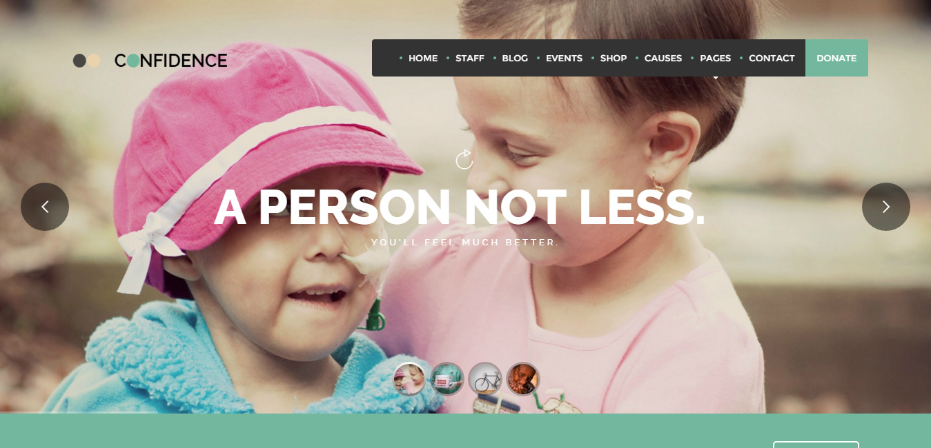 Confidence - Multipurpose Nonprofit WordPress Theme