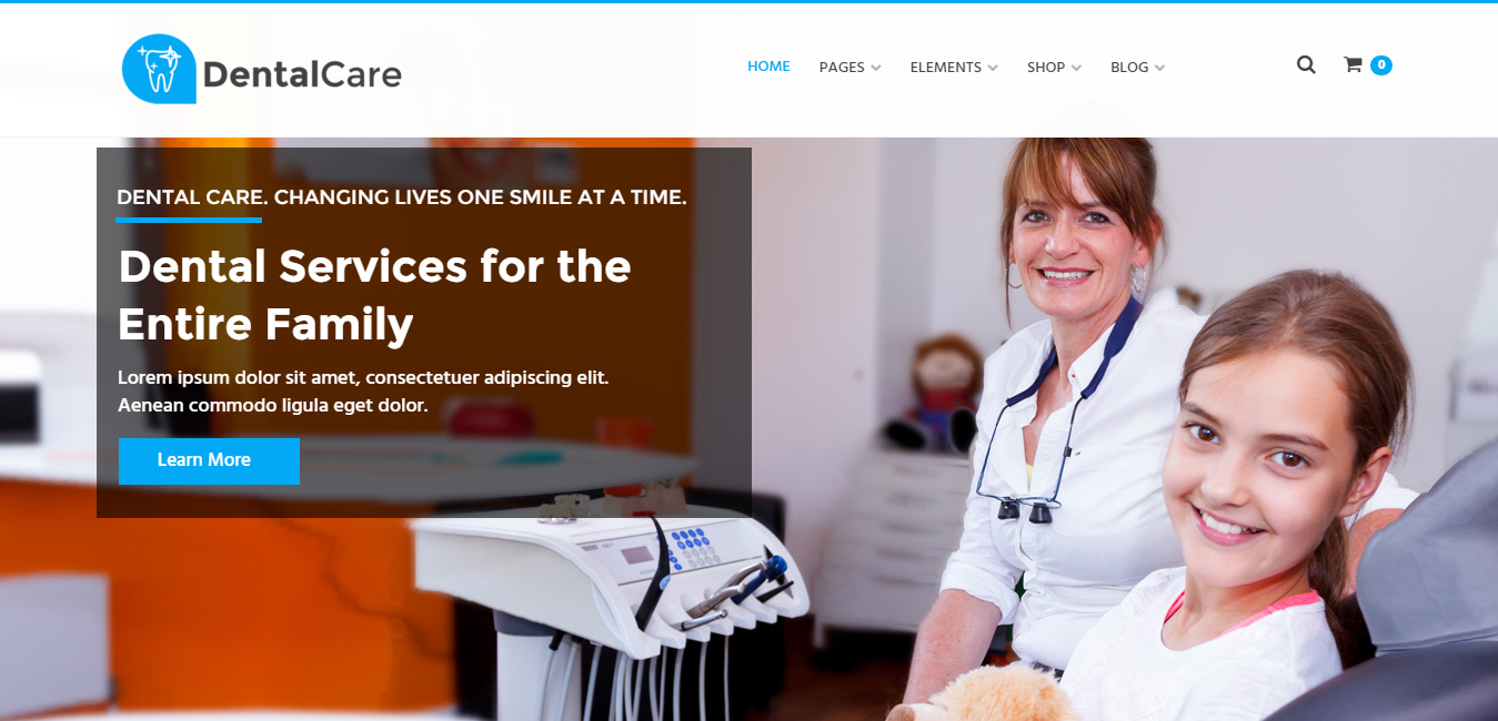 Dental Care - Dental & Medical WordPress Theme