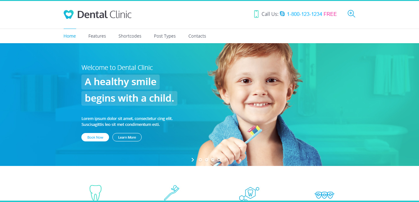 Dental Clinic - Medical & Dentist WordPress Theme