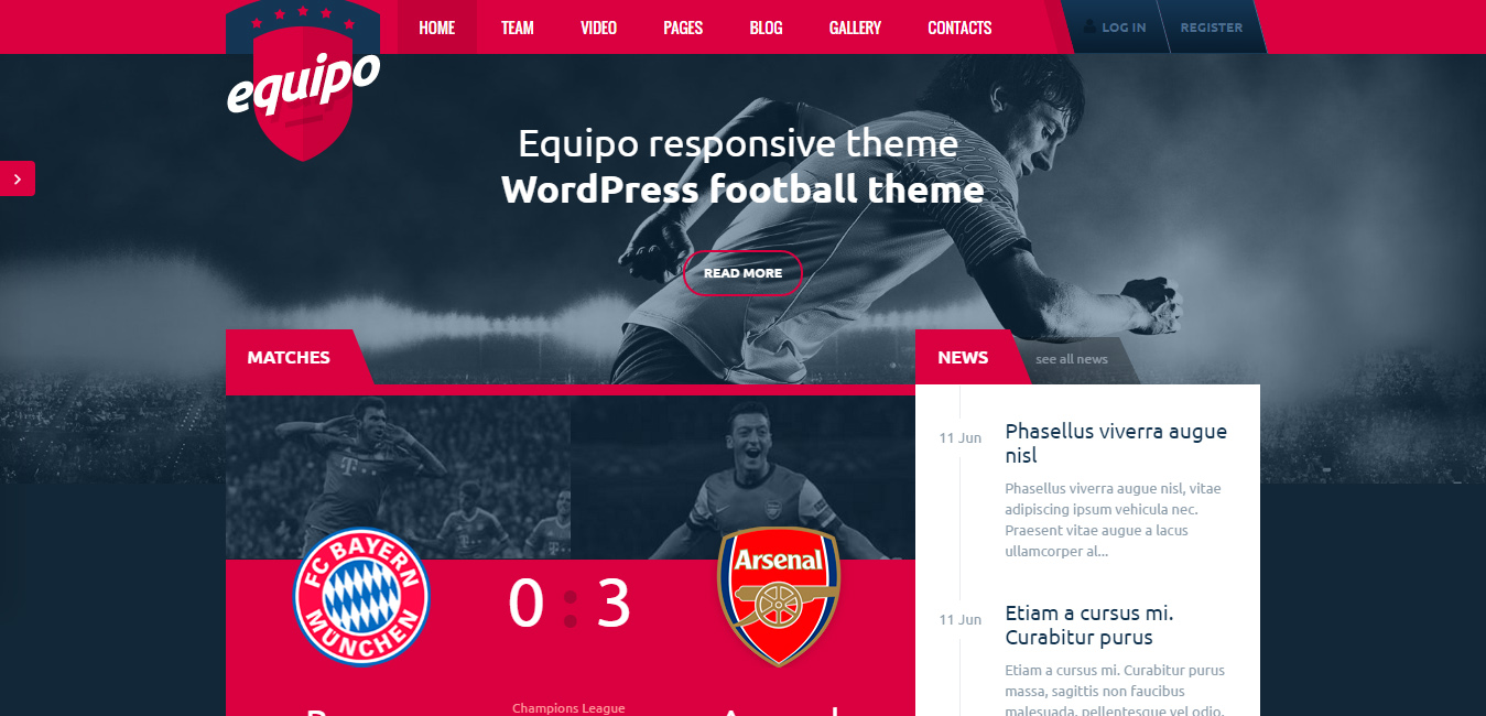 Equipo Responsive WordPress Theme