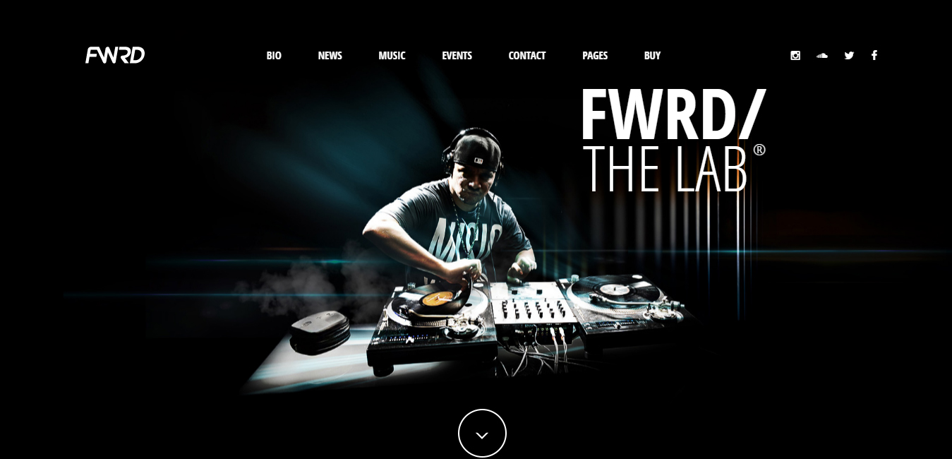 FWRD - Music Band & Musician WordPress Theme