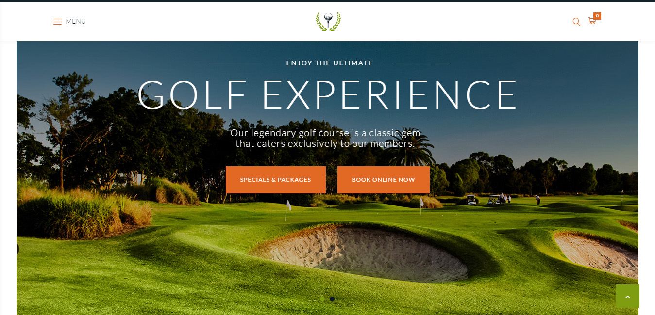 Golf Club - Sports & Events WordPress Theme