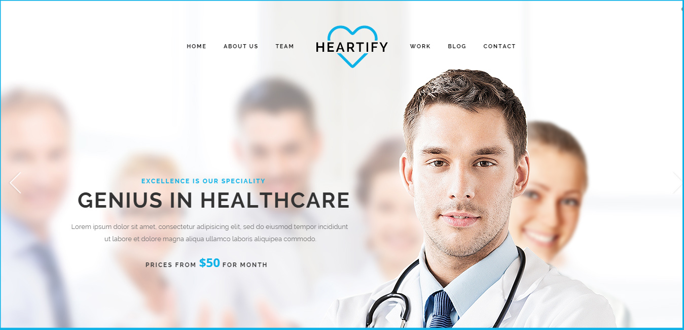 Heartify - Medical Health & Clinic WordPress Theme