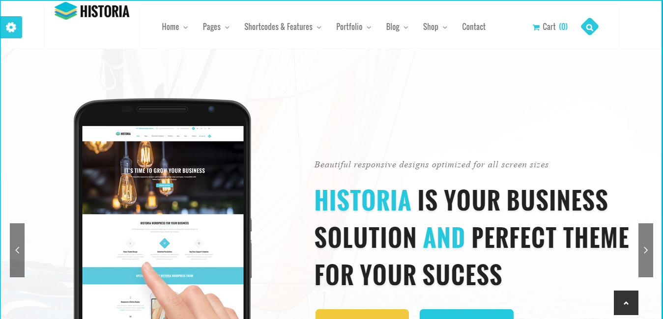 Historia - Responsive Multi-Purpose WordPress Theme