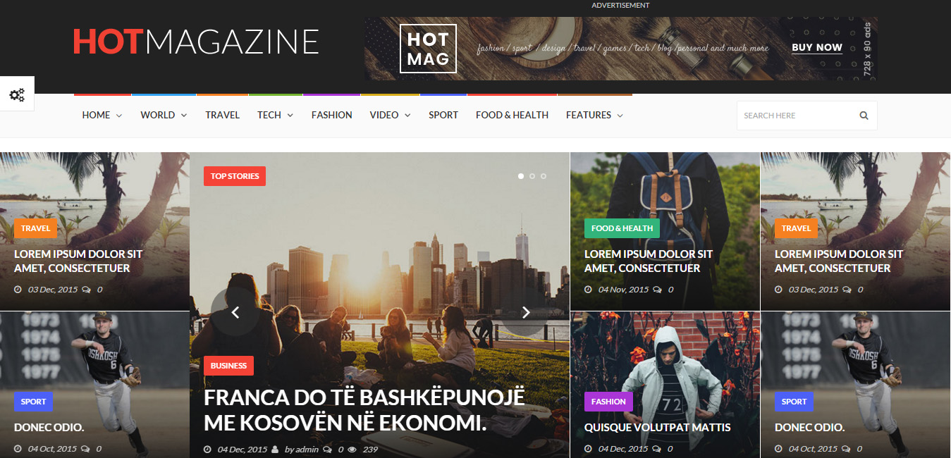 Hotmagazine - News & Magazine WordPress Theme