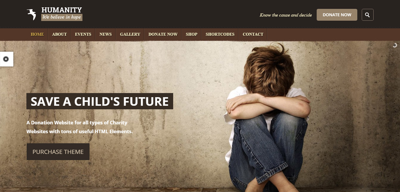 Humanity - NGO & Charity WordPress Theme