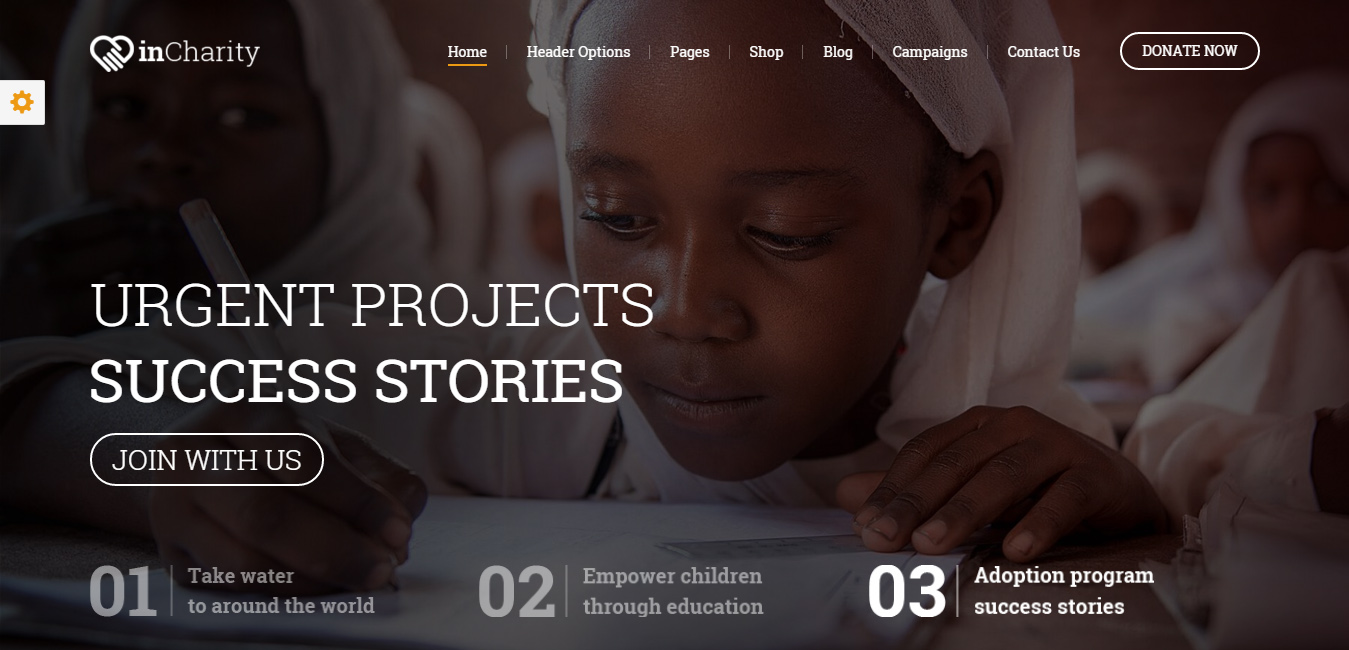 InCharity - WordPress Fundraising and Non-profit Theme