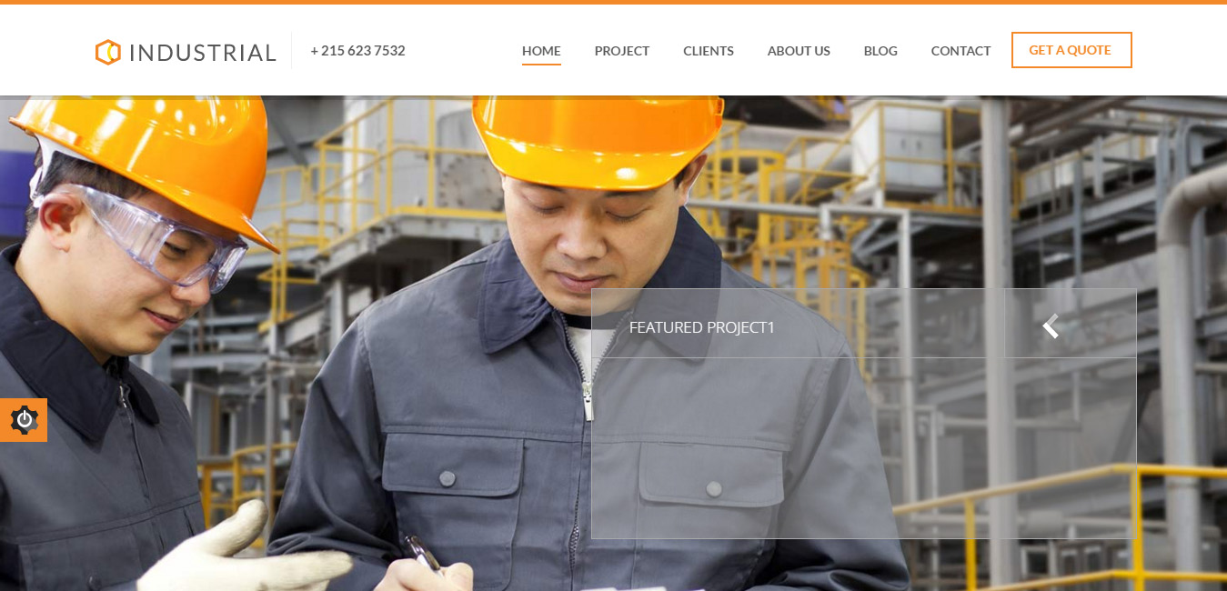 Industrial - Architects & Engineers WP Theme