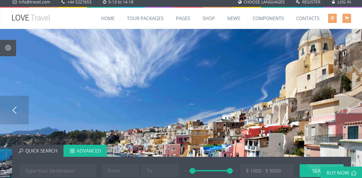 Love Travel - Travel Blog WordPress Themes