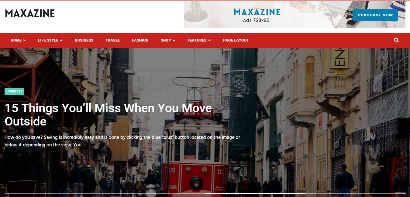 Maxazine - News, Magazine & Blog WordPress Theme