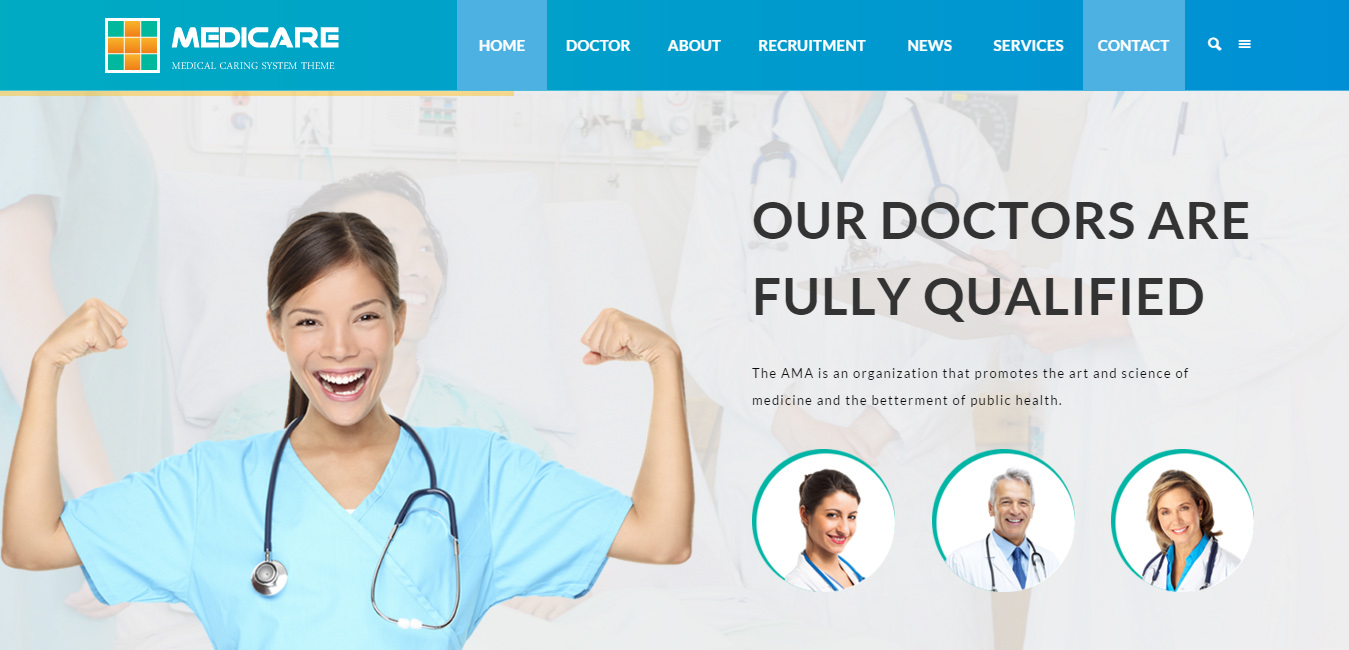 Medicare - Medical and Health Responsive WordPress Theme