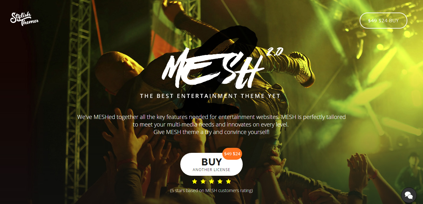 Mesh - Music, Band, Musician, Event, Club Theme