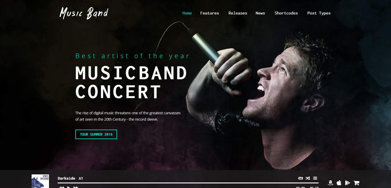 Music Band Live Event & Music Club WordPress Theme