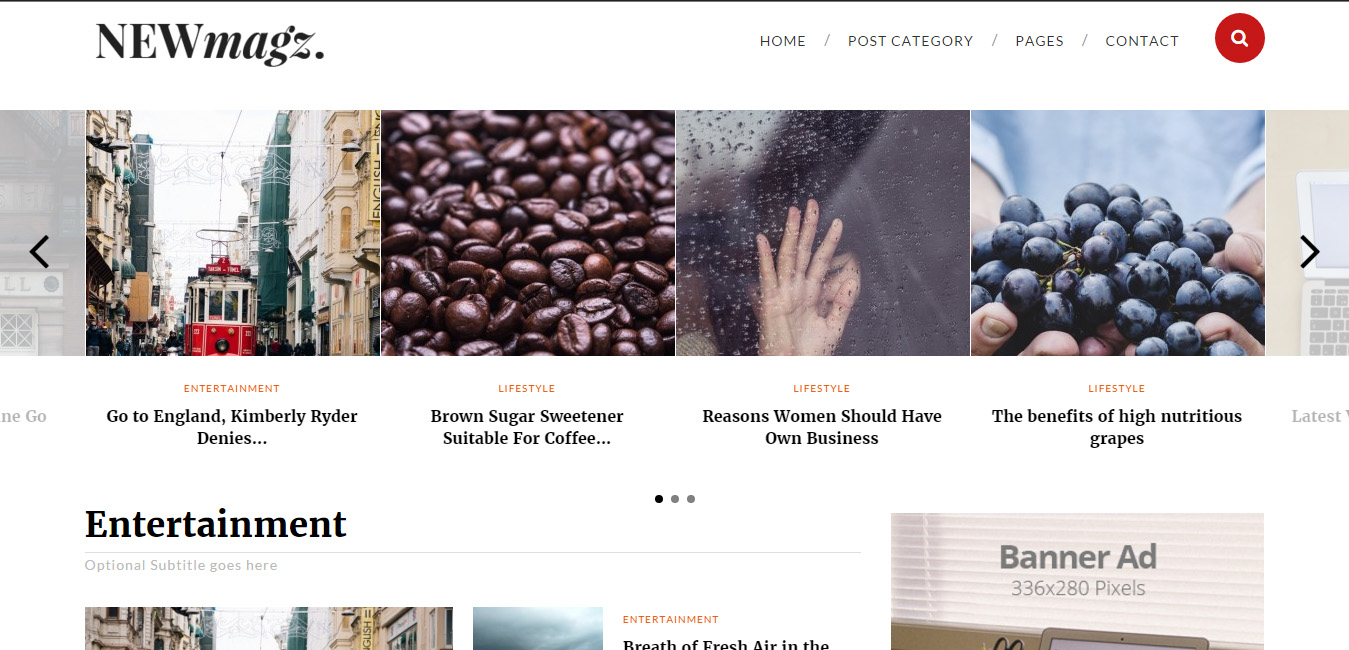 NewMagz - WordPress Magazine Theme