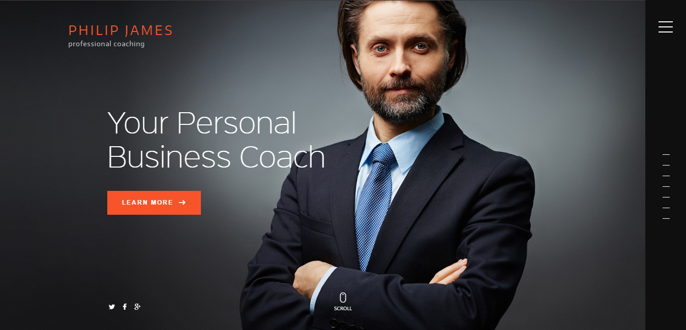 PJ - Business Coaching WordPress Theme