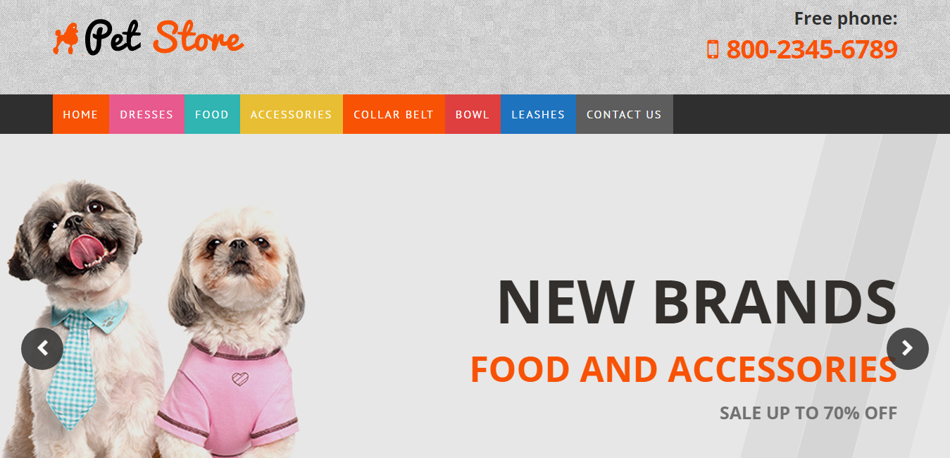 Pet Store - pet wordpress themes