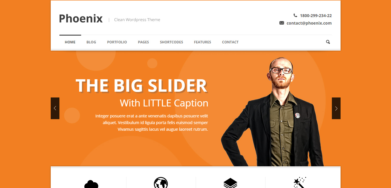 Phoenix - Clean Responsive WordPress Theme