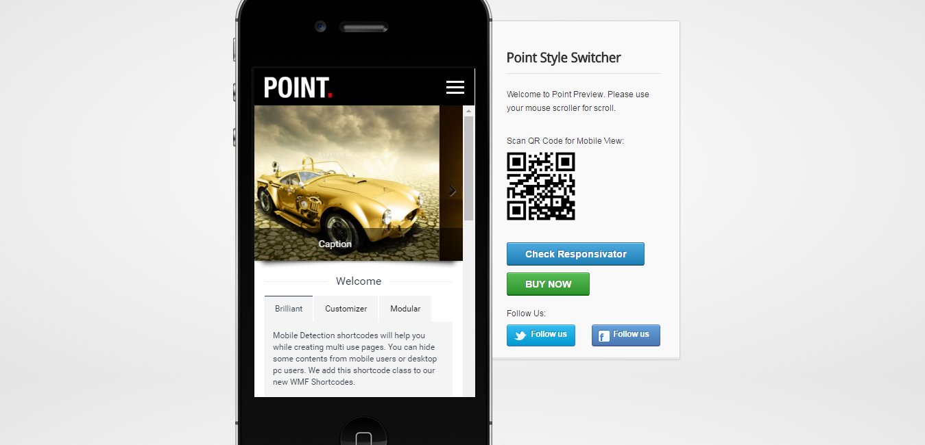 Point Premium Modern Mobile Theme