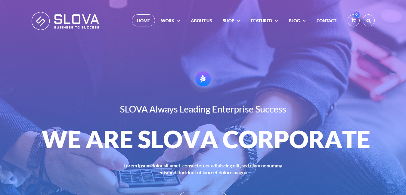 Slova - Business Responsive WordPress Theme