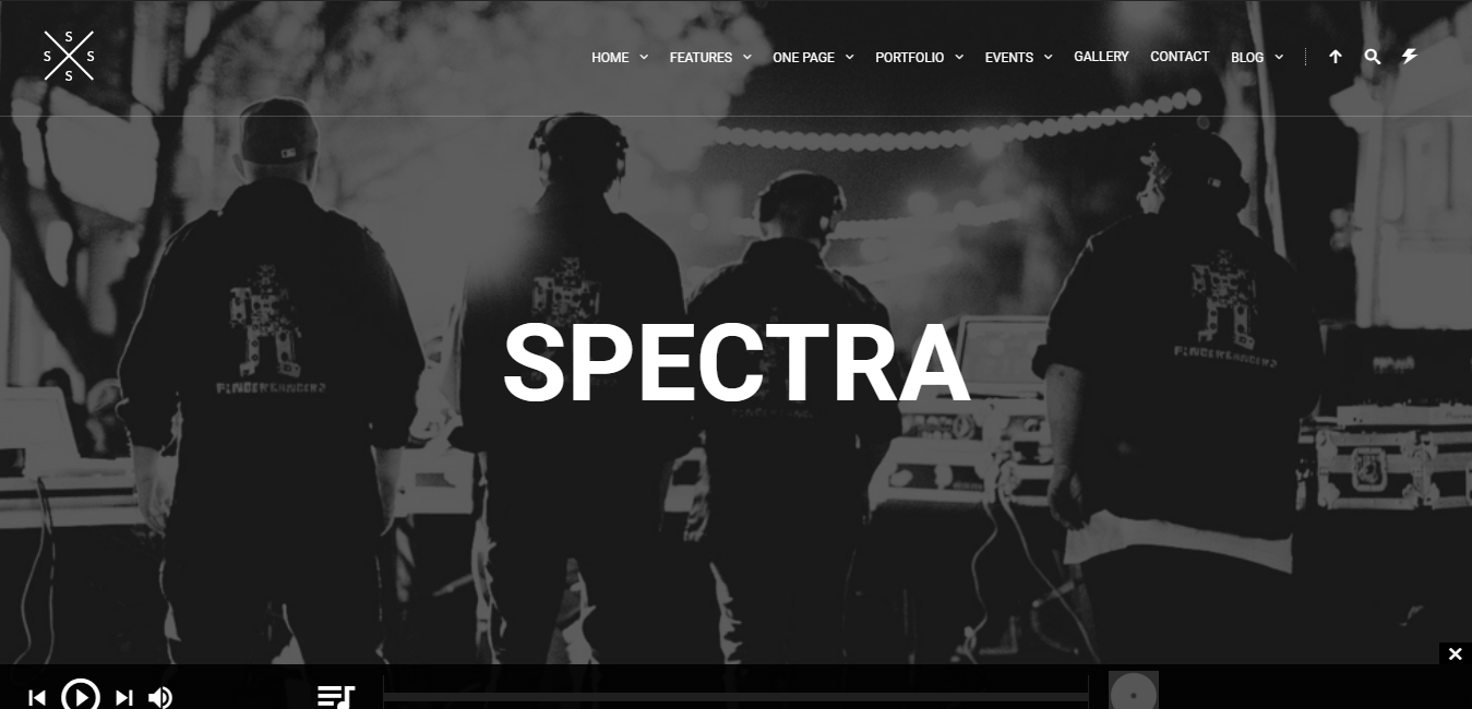 Spectra - Responsive Music WordPress Theme