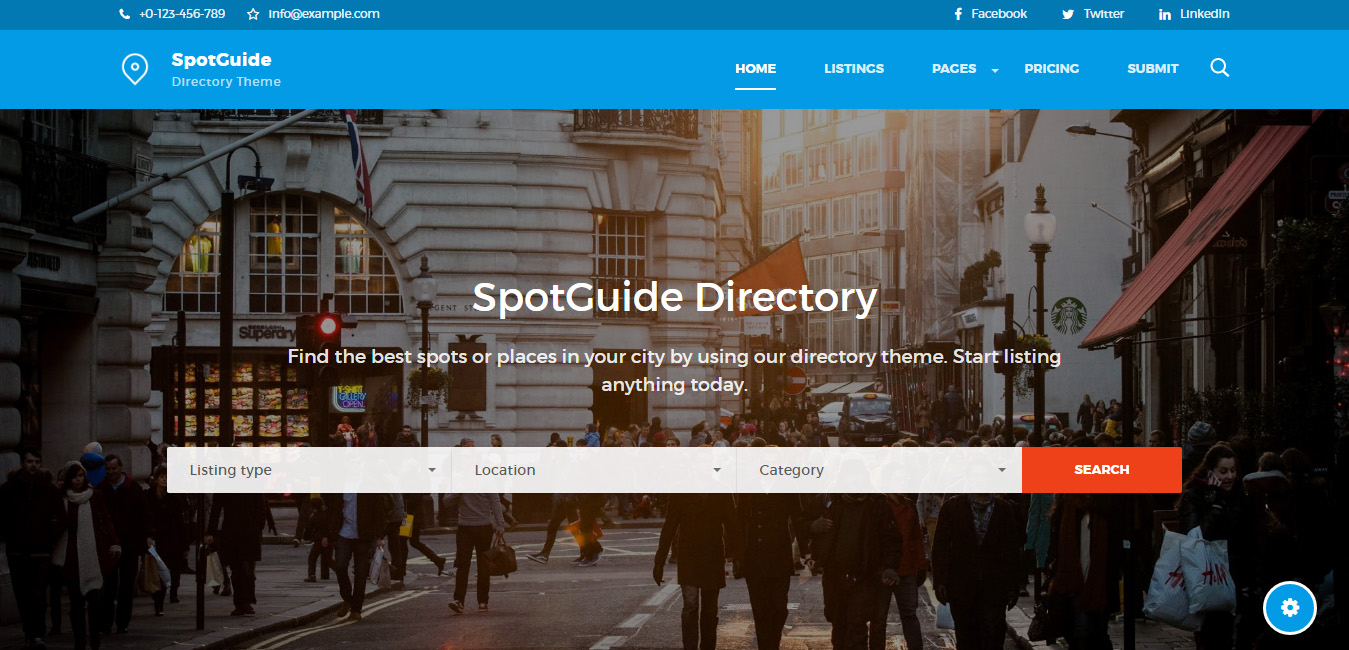 SpotGuide - Directory WordPress Theme