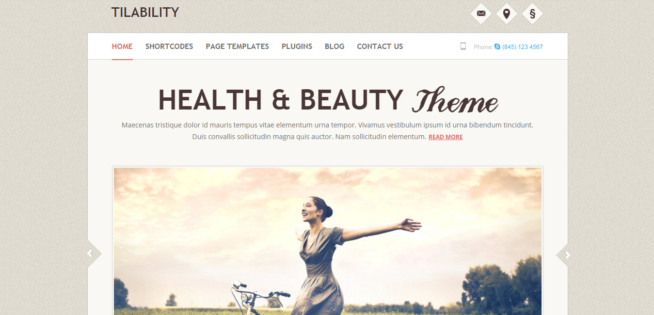 Tilability - Responsive Health & Beauty WP Theme