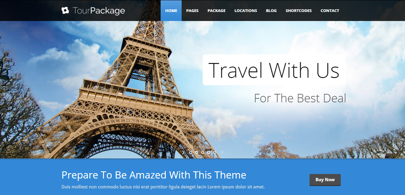 Tour Package - Family WordPress Themes