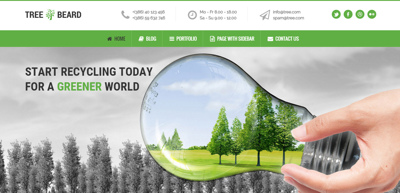 TreeBeard - Ecology, Environmental WordPress Theme