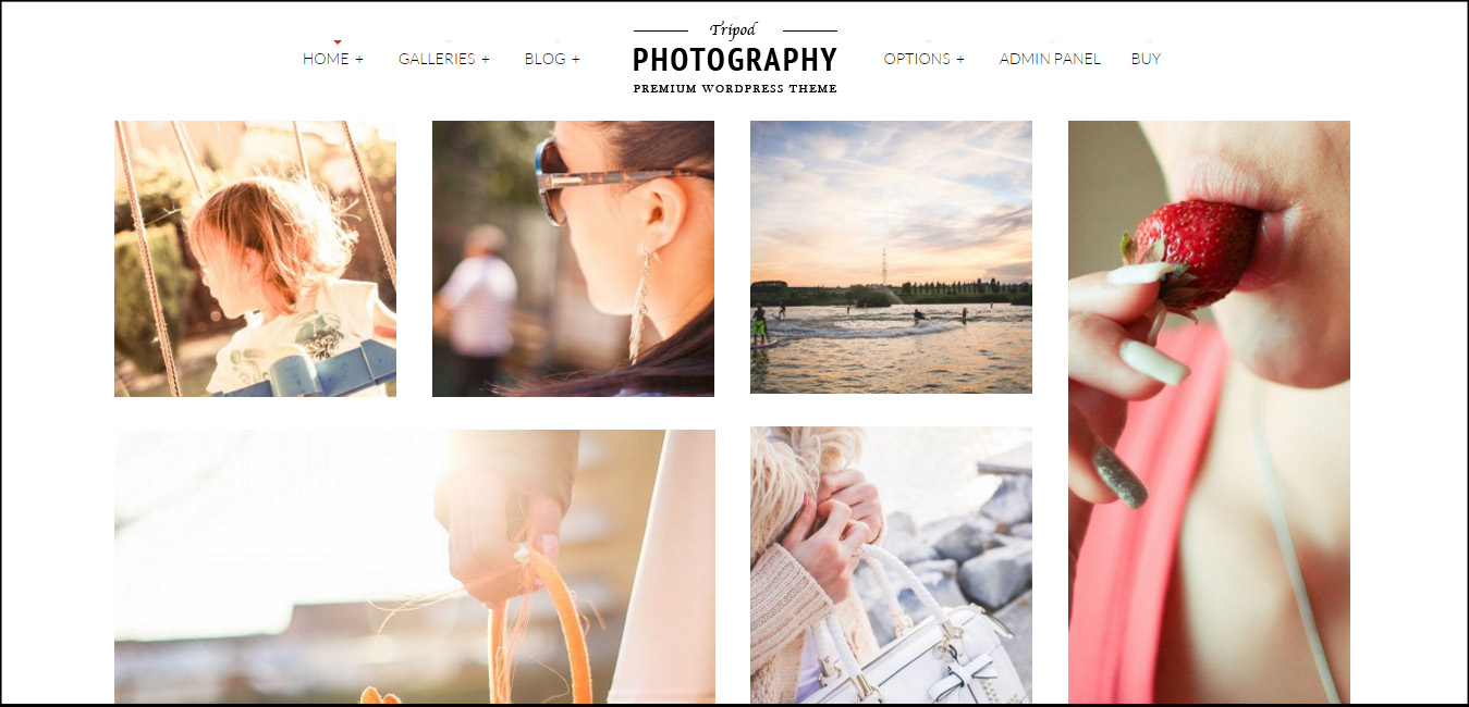 Tripod - Professional WordPress Photography Theme
