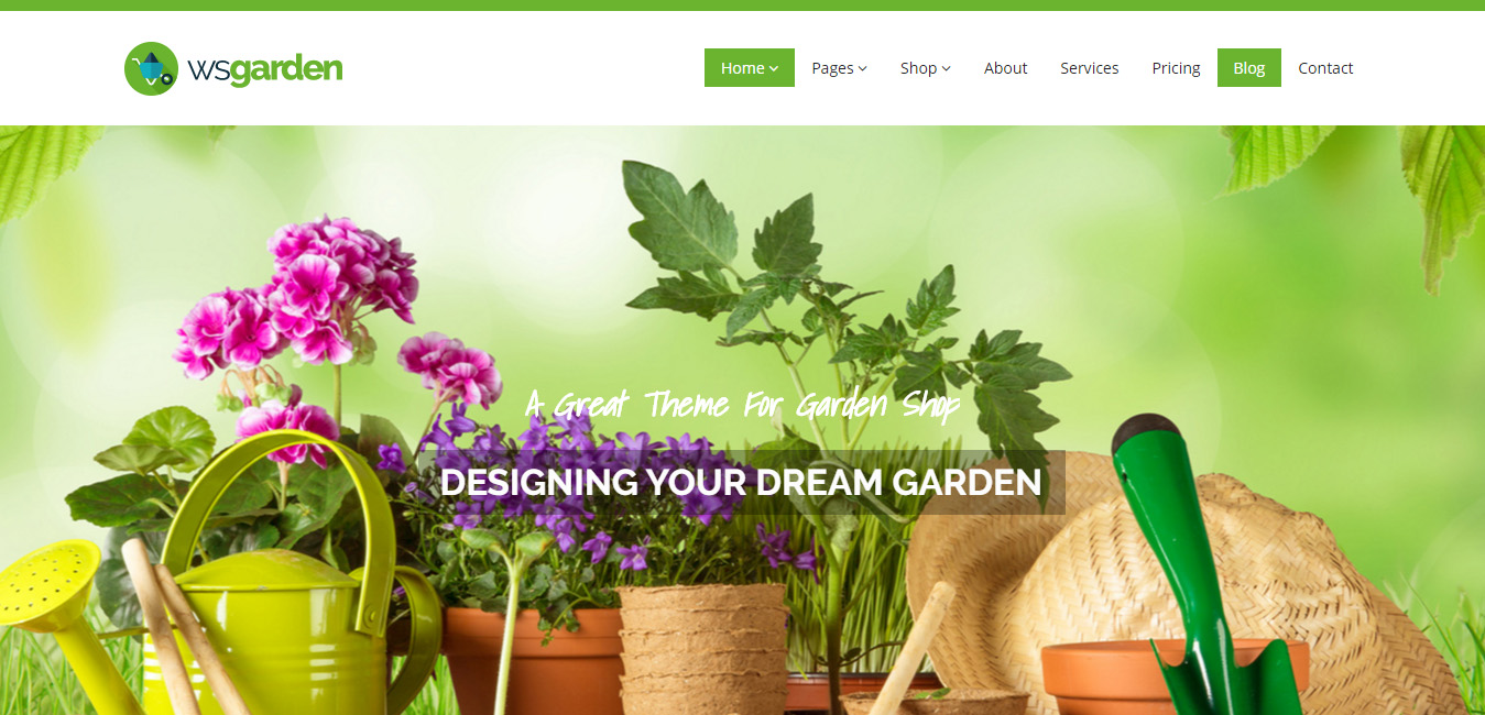 WS Garden - Responsive Gardening WP Theme